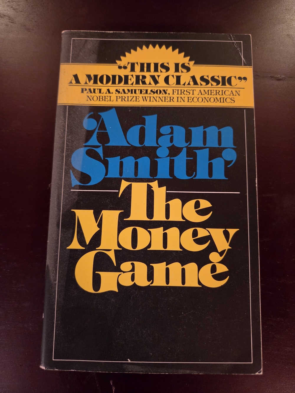 The Money Game by Adam Smith